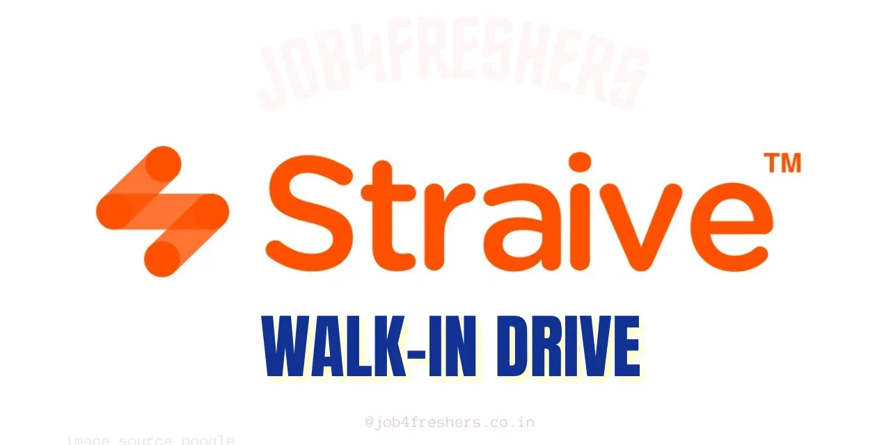 Straive Walk-in Recruitment Drive 2026 – Copy Editor Role