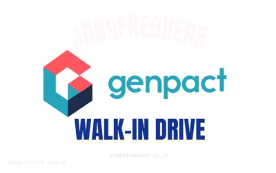 Genpact Walk-in Hiring for Technical Support Agent Role