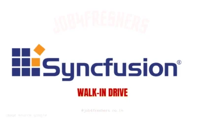 Syncfusion Walk-in Drive | Accounts Assistant | Chennai