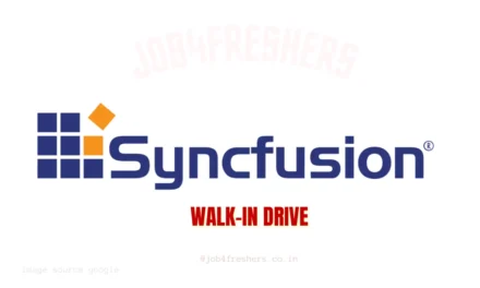 Syncfusion Walk-in Drive | Accounts Assistant | Chennai