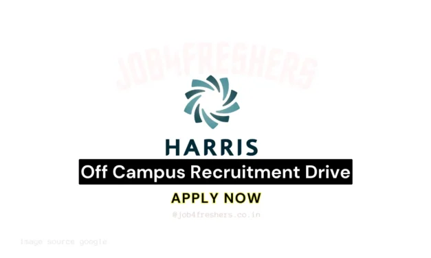 Harris is hring for Software Engineer | Mumbai and Nagpur