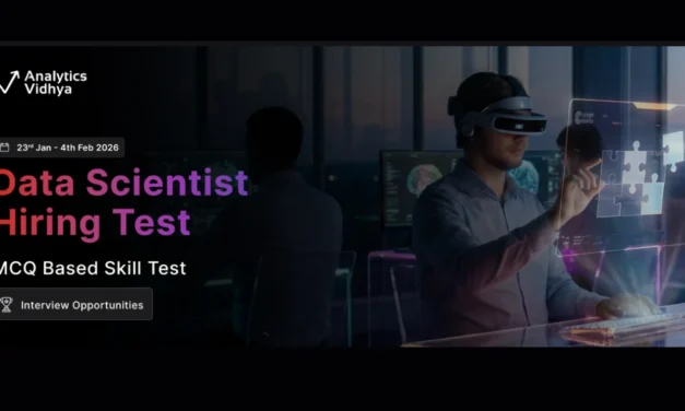 Analytics Vidhya Hackathon for Data Scientist | Till 4th February