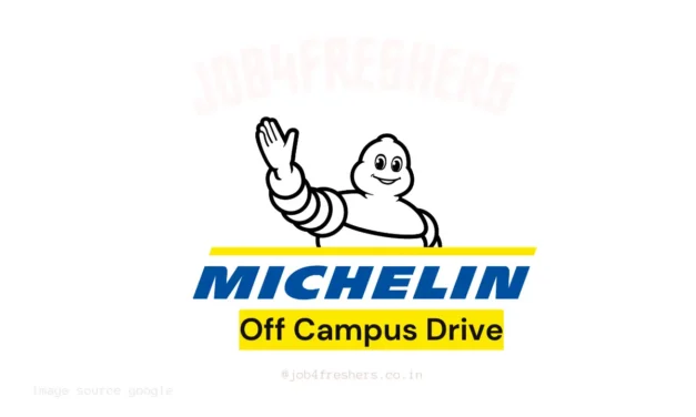Michelin Off Campus Drive 2026 – Assistant Manager Role