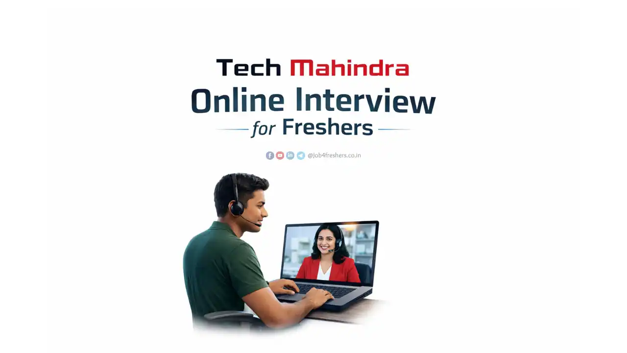 Tech Mahindra Online Interview 2026 for Freshers | Customer Support ...
