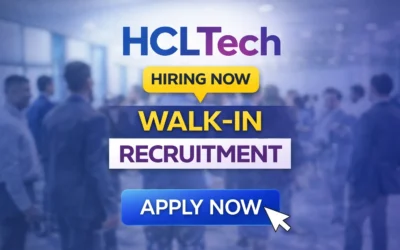 HCLTech walk in Drive | Process Associate Role – Chennai