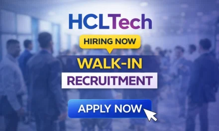 HCLTech walk in Drive | Process Associate Role – Chennai