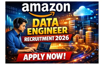 EXPERIENCED Jobs 4 Amazon Data Engineer Recruitment 2026| Apply Now