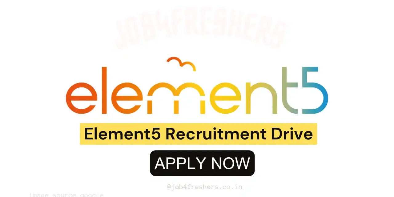 Element5 Off Campus Hiring Software Engineer Trainee | Freshers