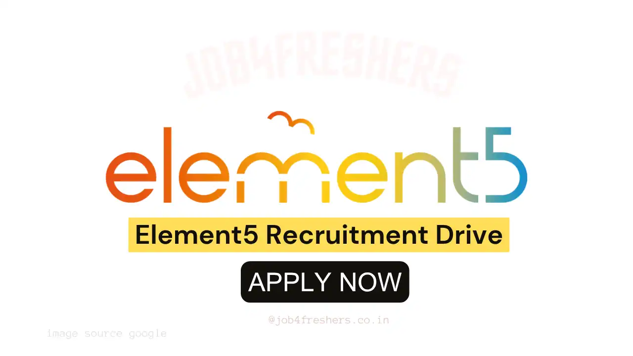 Element5 Off Campus Hiring Software Engineer Trainee | Freshers ...