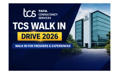 TCS Walk In Drive for 2025 and 2026 batch only | Navi Mumbai