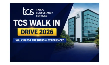 TCS Walk In Drive for 2025 and 2026 batch only | Navi Mumbai