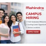 Mahindra Campus Hiring 2026 Across India For BTech / MTech Graduates