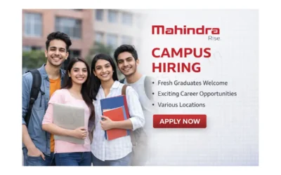 Mahindra Campus Hiring 2026 Across India For BTech / MTech Graduates