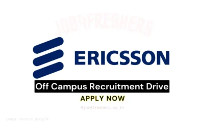 Ericsson Recruitment 2026 | Software Developer | Apply Now
