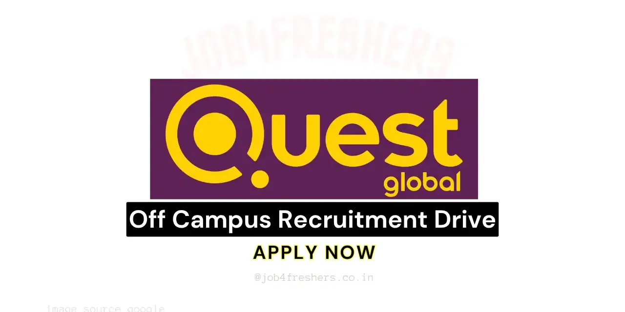 Quest Global is Hiring CNC Programmer Across India | Off Campus Drive