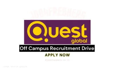 Quest Global is Hiring CNC Programmer Across India | Off Campus Drive