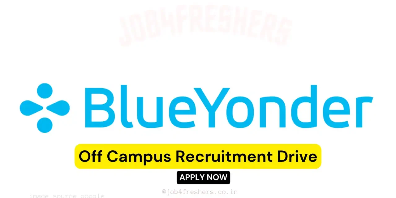 BlueYonder Recruitment 2026- Software Engineer | Bangalore