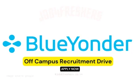 BlueYonder Recruitment 2026- Software Engineer | Bangalore