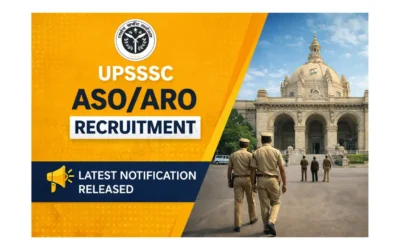 UPSSSC ASO/ARO Recruitment Notification Out- Total 929 Vacancies