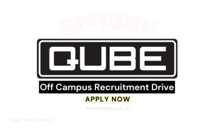 Qube Recruitment for  Jr. Engineer/ Engineer | Freshers and Experienced