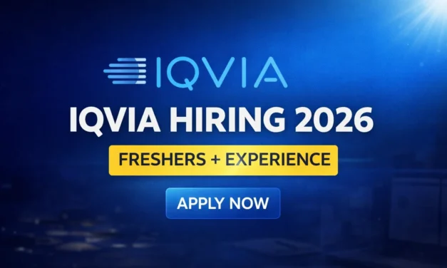 IQVIA Recruitment Drive – Full Stack Developer Position | Chennai