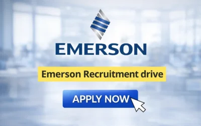 Emerson Recruitment Drive 2026 | Software Developer – Noida