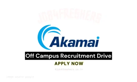 Akamai Work From Home Job Hiring Software Engineer | Recruitment Drive