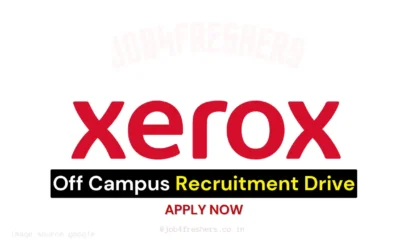 Xerox Internship for Graduate Freshers  – Stipend as per NATS