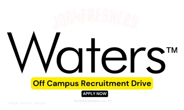 Waters Corporation is conducting an Off Campus Drive for Bangalore Office
