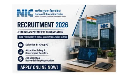 NIC Recruitment 2026 for 243 Scientist B posts | Salary up to Rs. 1,77,500
