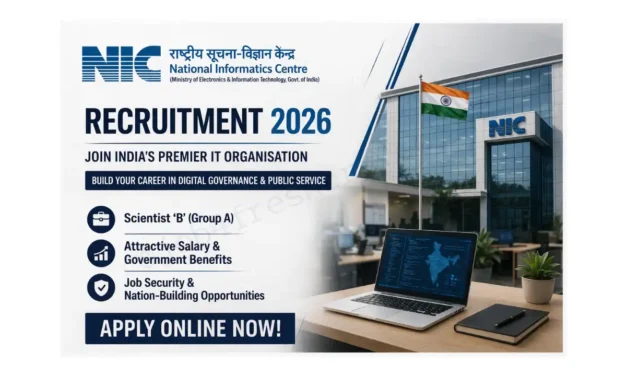 NIC Recruitment 2026 for 243 Scientist B posts | Salary up to Rs. 1,77,500