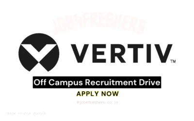 Vertiv is hiring Graduate Engineer Trainee for Pune Location