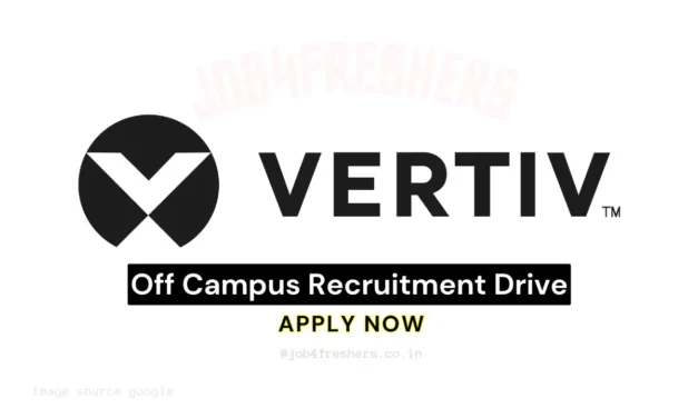 Vertiv is hiring Graduate Engineer Trainee for Pune Location