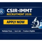 CSIR IMMT Multi-Tasking Staff Recruitment 2026 | 10th Pass Eligible