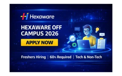 Hexaware Hiring Junior Management Trainee 2026 | Chennai