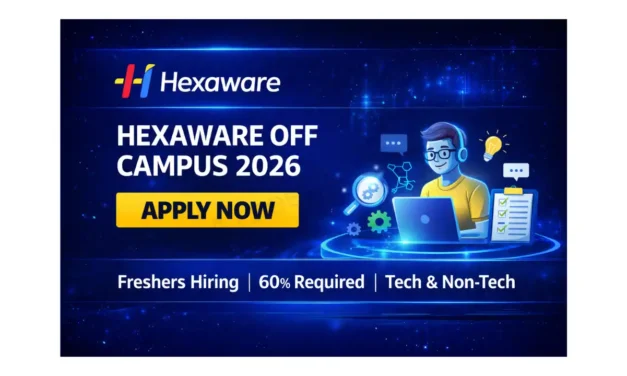 Hexaware Hiring Junior Management Trainee 2026 | Chennai