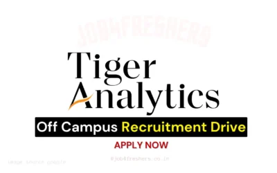 Tiger Analytics Engineering Off Campus | Year of Passing- 2025 | Chennai