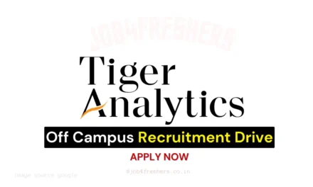Tiger Analytics Engineering Off Campus | Year of Passing- 2025 | Chennai