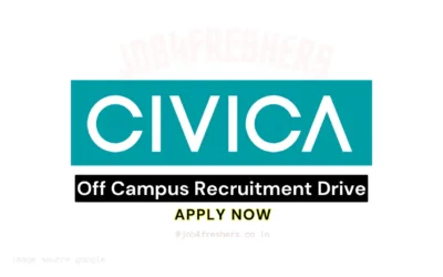 Civica conducting Off Campus Drive 2026 for Junior Software Engineer