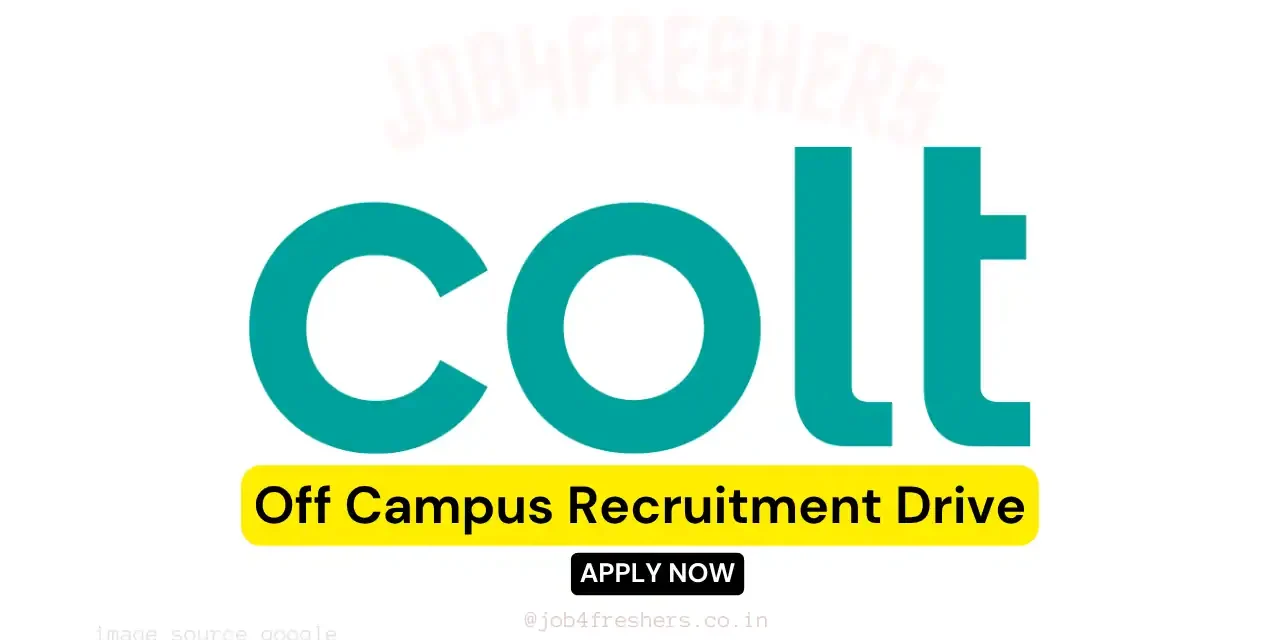 Colt Apprentice Hiring for Gurugram Office | BE/ BTech/ Diploma