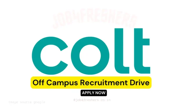Colt Apprentice Hiring for Gurugram Office | BE/ BTech/ Diploma