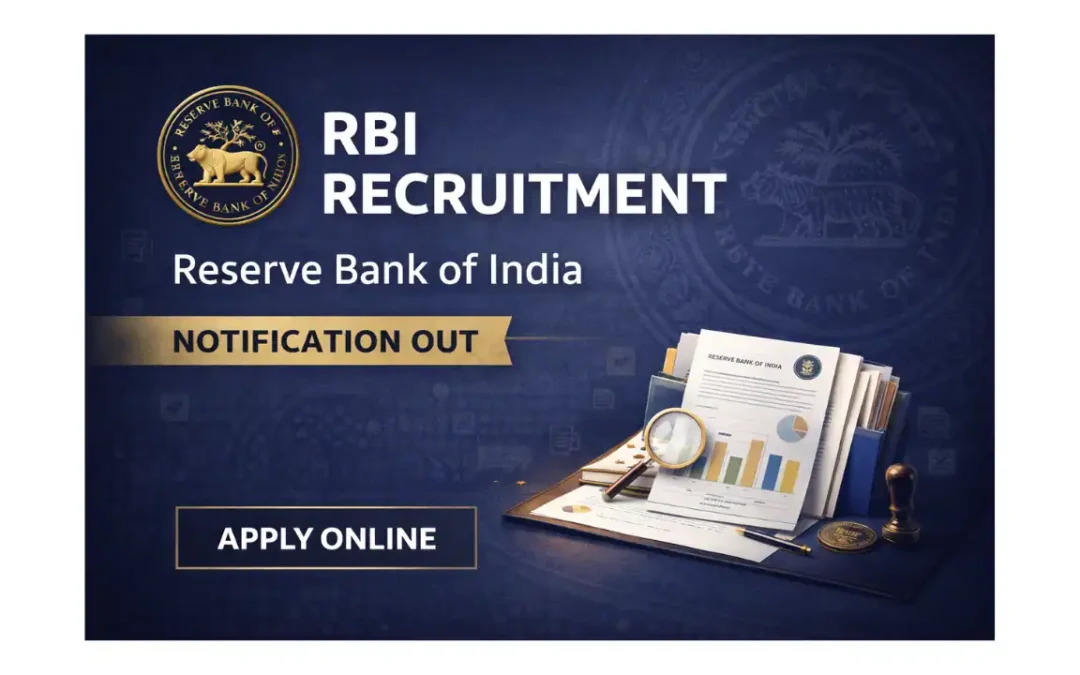 RBI Junior Engineer Recruitment 2026 – 11 Civil and Electrical Vacancies