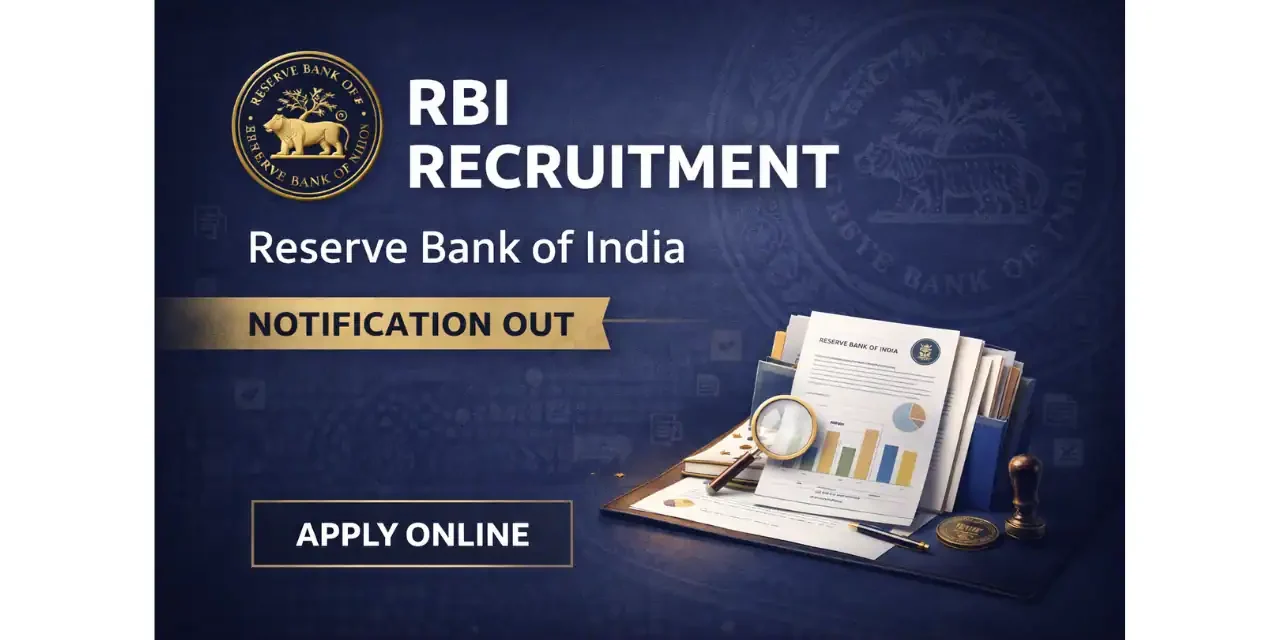 RBI Junior Engineer Recruitment 2026 – 11 Civil and Electrical Vacancies