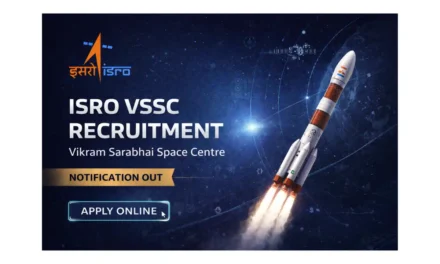 ISRO VSSC JRF Recruitment | Notification Out for Junior Research Fellow Posts