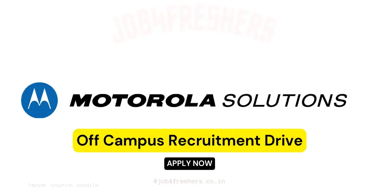 Motorola Solutions Apprentice Hiring in Gurgaon | Sales Apprentice Trainee