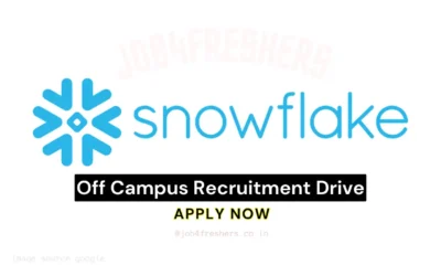 Latest Freshers Internship by Snowflake | Data Engineer Intern | Pune