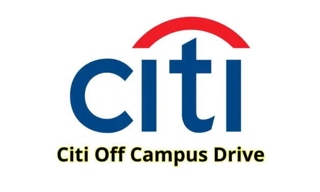 Citi Off Campus Recruitment | Data Science Analyst | Bengaluru