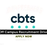 CBTS hiring Associate Software Engineer for Chennai Office | Apply Now