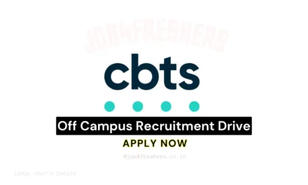 CBTS hiring Associate Software Engineer for Chennai Office | Apply Now