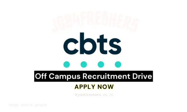 CBTS hiring Associate Software Engineer for Chennai Office | Apply Now
